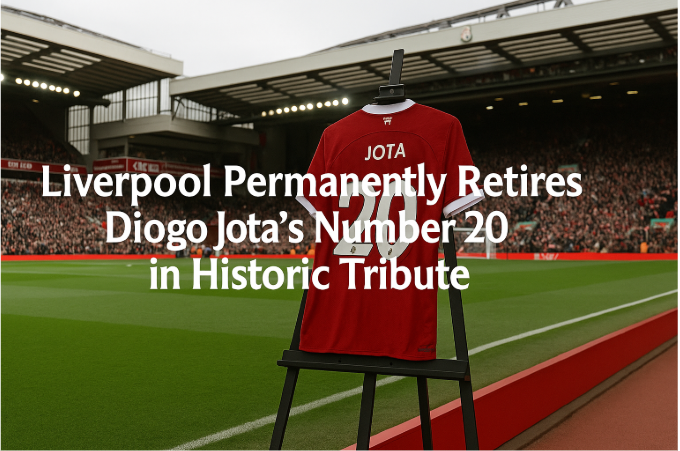 Liverpool Permanently Retires Diogo Jota’s Number 20 Jersey in Historic Tribute